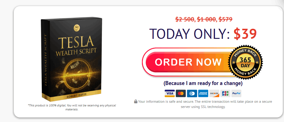 Tesla Wealth Script order now